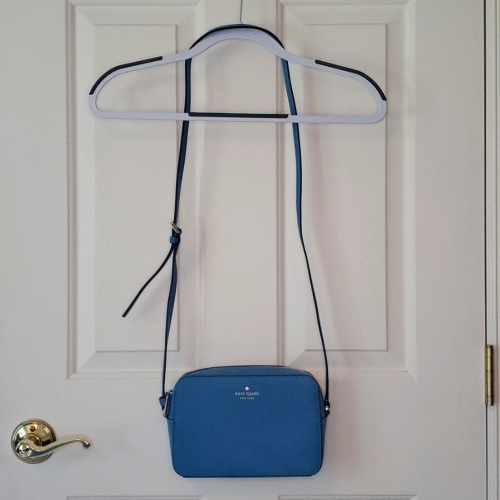 Blue Leather Kate Spade Crossbody bag